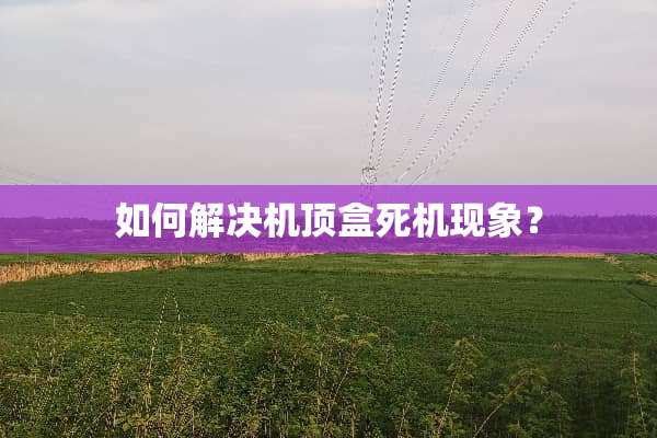 如何解决机顶盒死机现象？