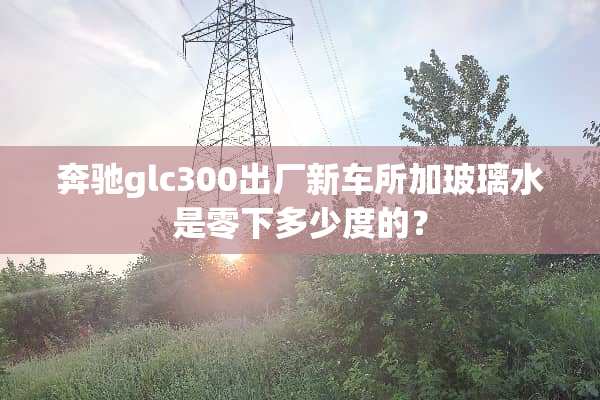 奔驰glc300出厂新车所加玻璃水是零下多少度的？