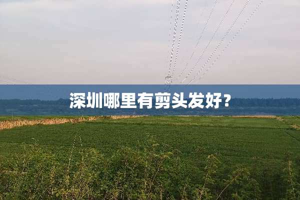 深圳哪里有剪头发好？