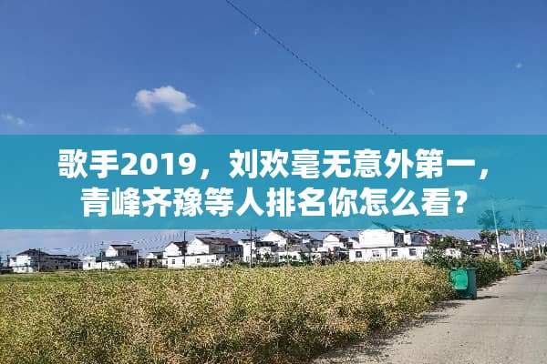 歌手2019，刘欢毫无意外第一，青峰齐豫等人排名你怎么看？