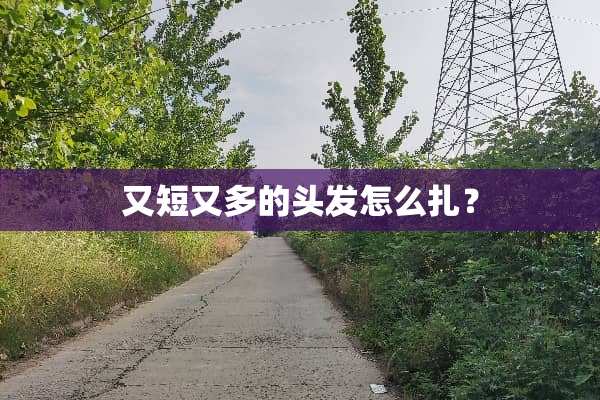 又短又多的头发怎么扎？