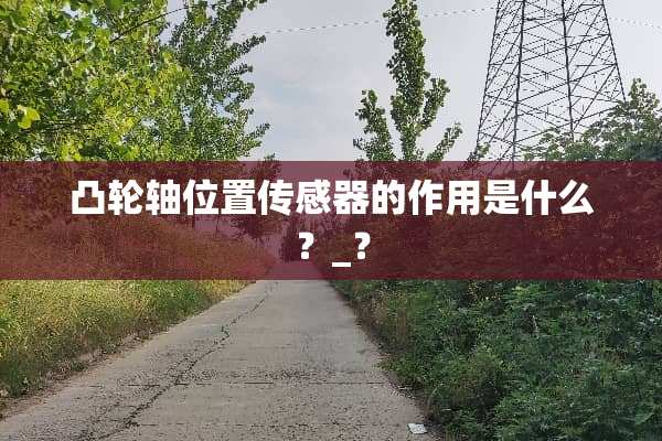 凸轮轴位置传感器的作用是什么？_？