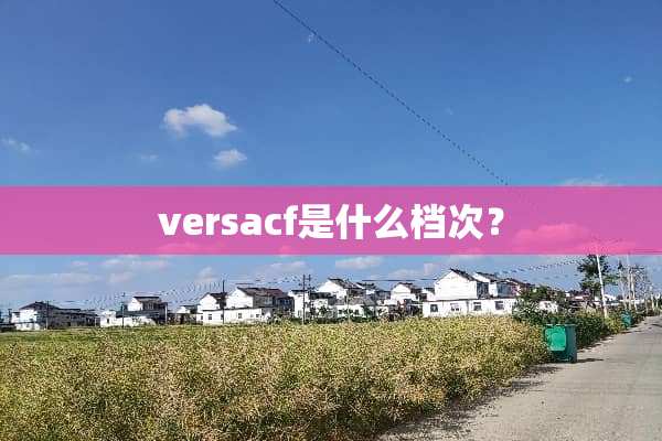 versacf是什么档次？
