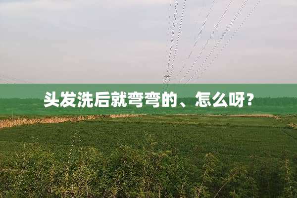 头发洗后就弯弯的、怎么呀？