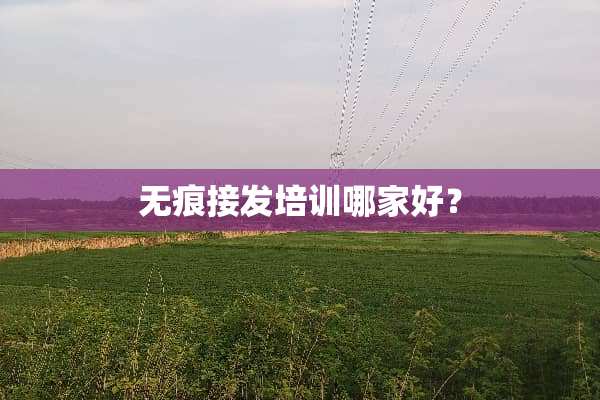 无痕接发培训哪家好？