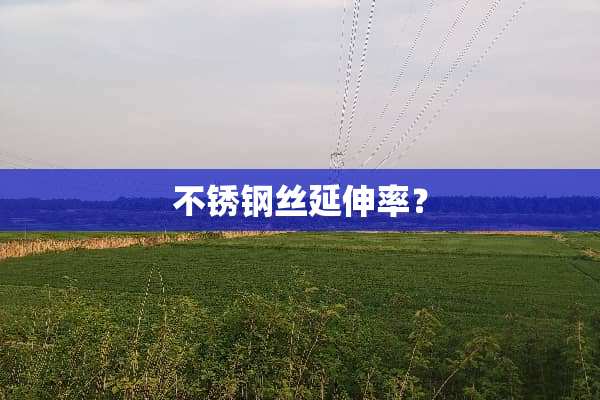 不锈钢丝延伸率？
