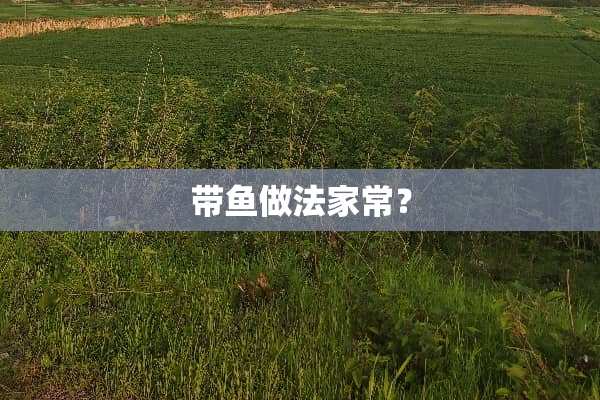 带鱼做法家常？