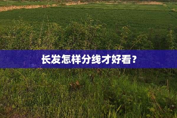 长发怎样分线才好看？