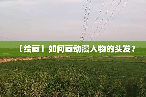 【绘画】如何画动漫人物的头发？