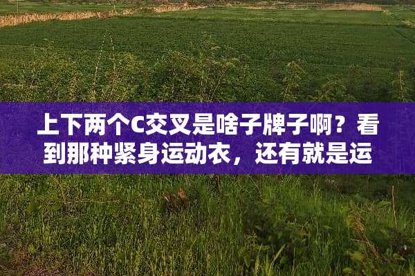 上下两个C交叉是啥子牌子啊？看到那种紧身运动衣，还有就是运动外套上刻有