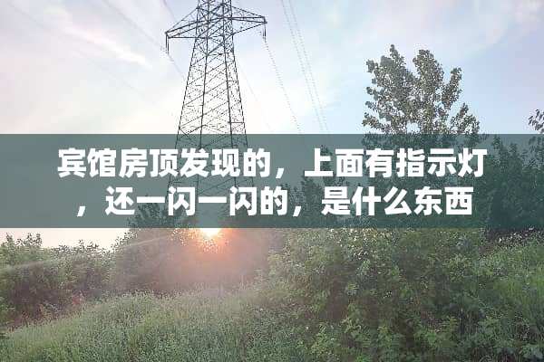 宾馆房顶发现的，上面有指示灯，还一闪一闪的，是什么东西