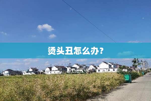 烫头丑怎么办？