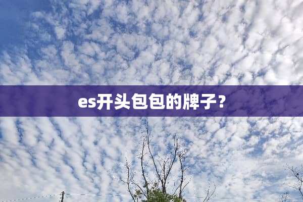 es开头包包的牌子？