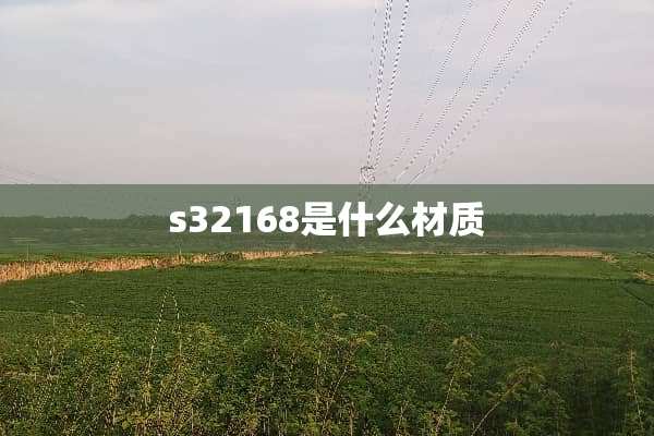 s32168是什么材质