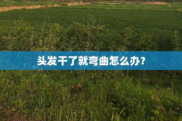 头发干了就弯曲怎么办？