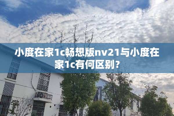 小度在家1c畅想版nv21与小度在家1c有何区别？