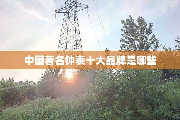 中国著名钟表十大品牌是哪些