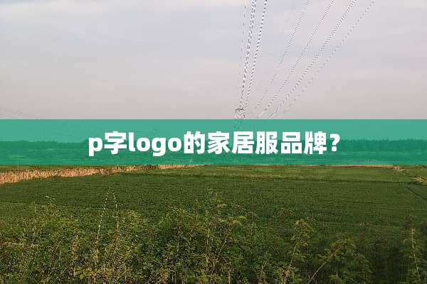 p字logo的家居服品牌？