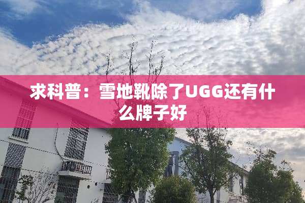 求科普：雪地靴除了UGG还有什么牌子好
