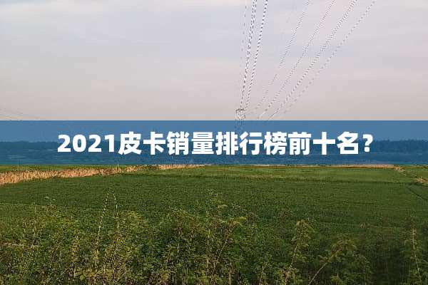 2021皮卡销量排行榜前十名？