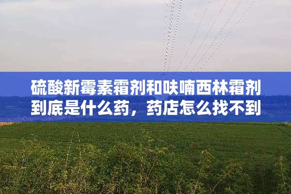 硫酸新霉素霜剂和呋喃西林霜剂到底是什么药，药店怎么找不到？