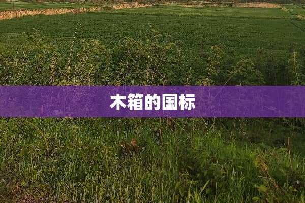 木箱的国标