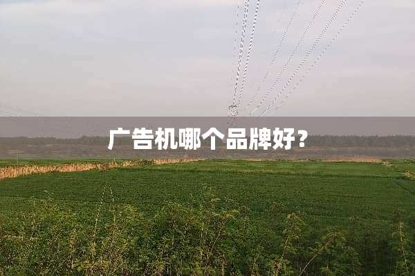 广告机哪个品牌好？