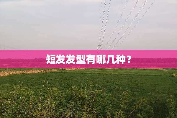 短发发型有哪几种？