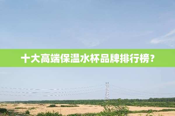 十大高端保温水杯品牌排行榜？