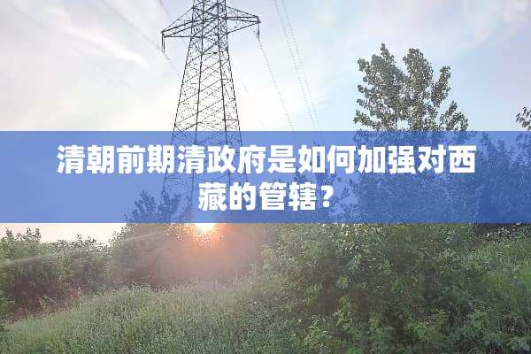 清朝前期清**是如何加强对西藏的管辖？
