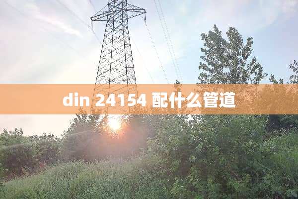 din 24154 配什么管道