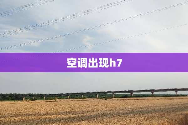 空调出现h7