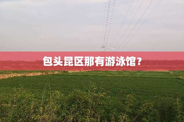 包头昆区那有游泳馆？