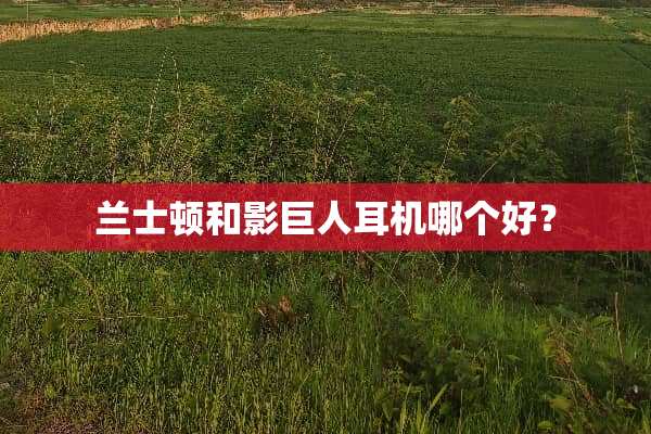 兰士顿和影巨人耳机哪个好？
