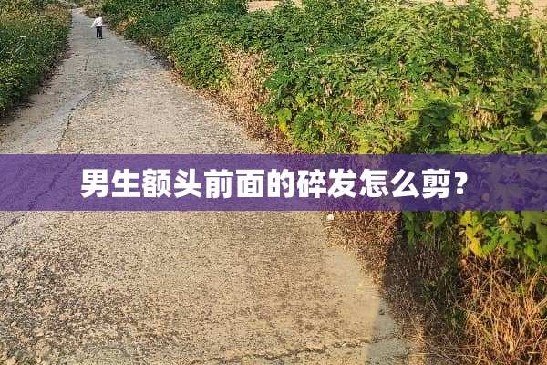 男生额头前面的碎发怎么剪？