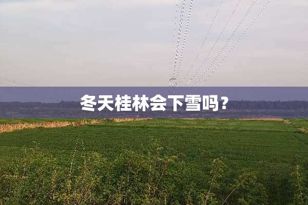 冬天桂林会下雪吗？