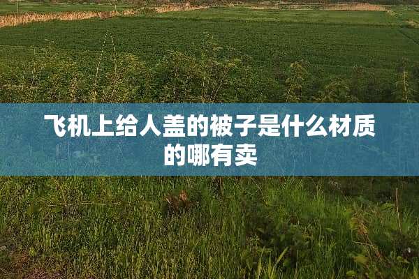 飞机上给人盖的被子是什么材质的哪有卖