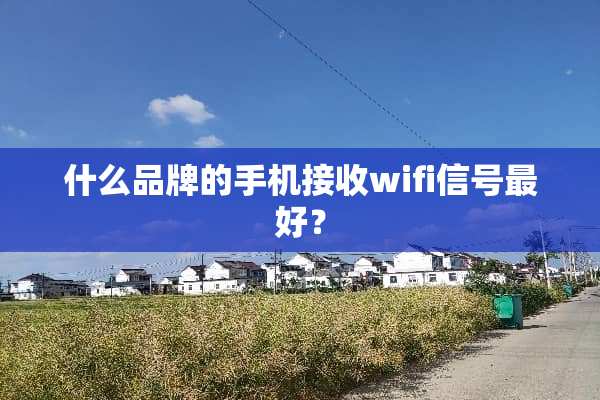什么品牌的手机接收wifi信号最好？