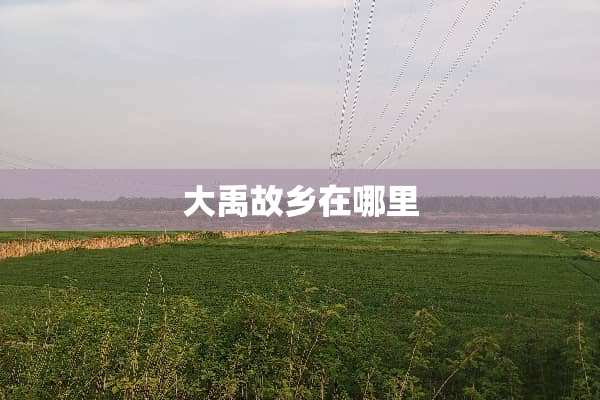大禹故乡在哪里