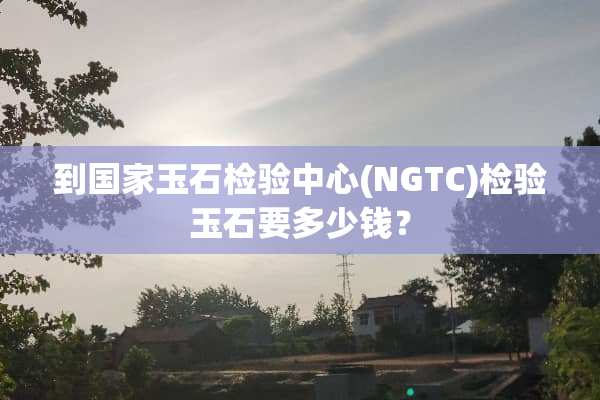 到国家玉石检验中心(NGTC)检验玉石要多少钱？