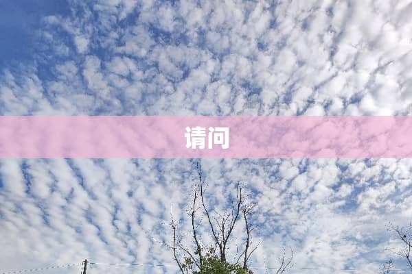 请问