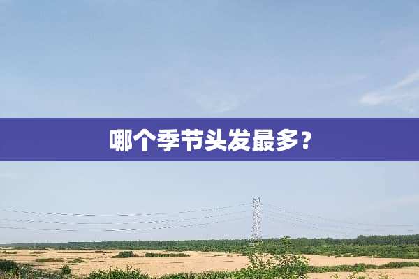 哪个季节头发最多？