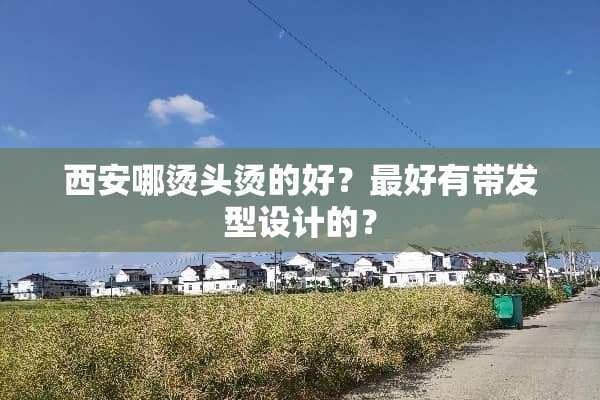 西安哪烫头烫的好？最好有带发型设计的？
