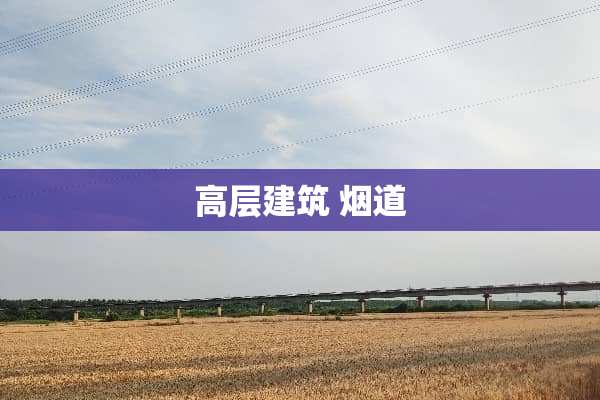 高层建筑 烟道