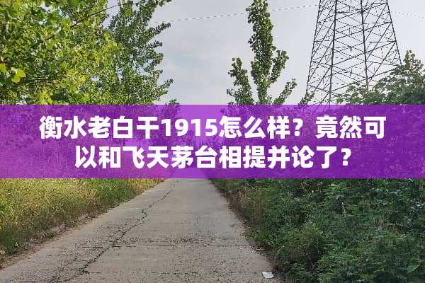 衡水老白干1915怎么样？竟然可以和飞天茅台相提并论了？