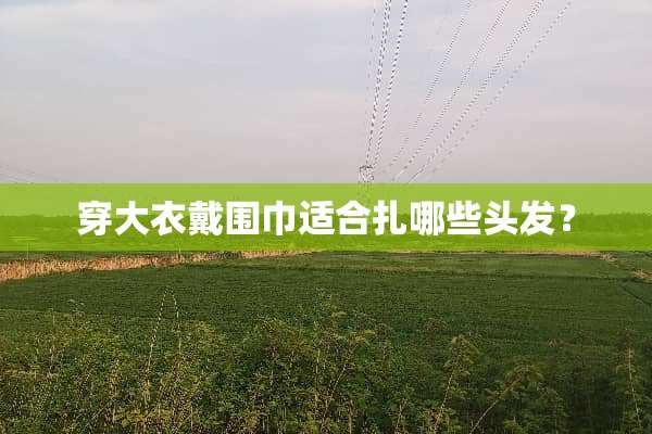 穿大衣戴围巾适合扎哪些头发？