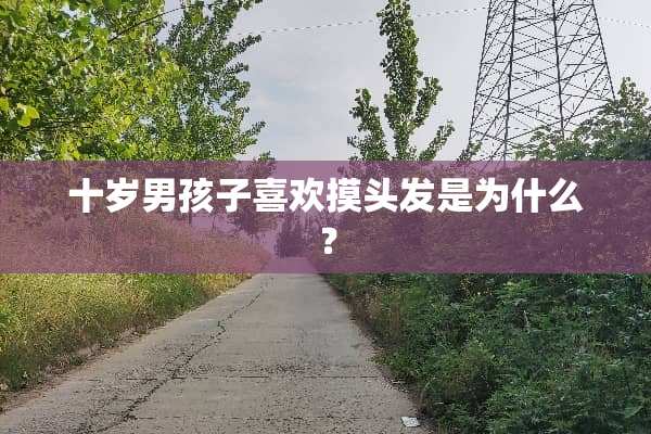十岁男孩子喜欢摸头发是为什么？