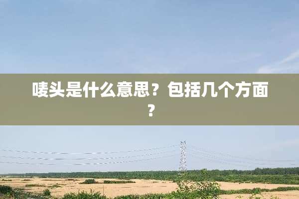 唛头是什么意思？包括几个方面？