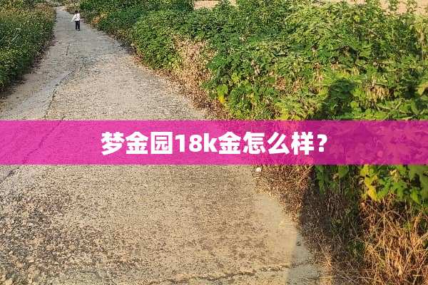 梦金园18k金怎么样？