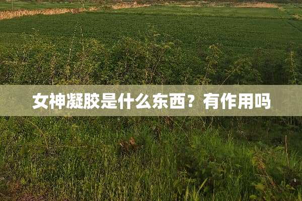 女神凝胶是什么东西？有作用吗